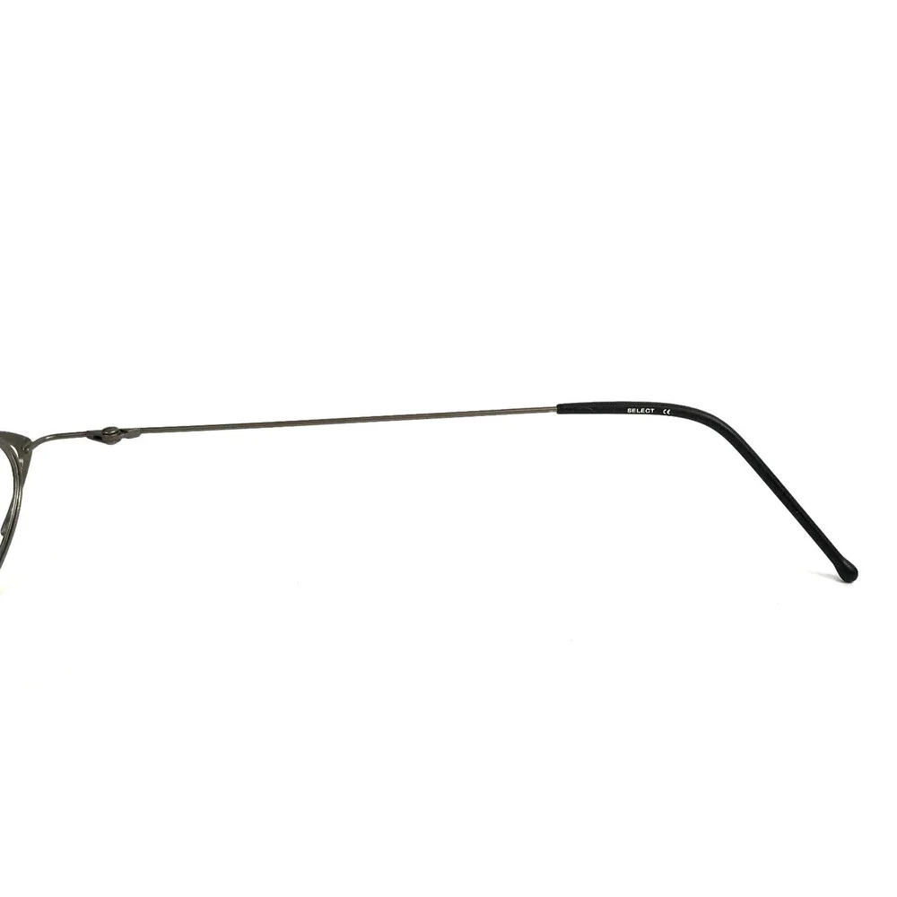 Select Eyeglasses Frames MOD 5111 COL 21 Black Matte Silver Wire Rim 45-22-135
